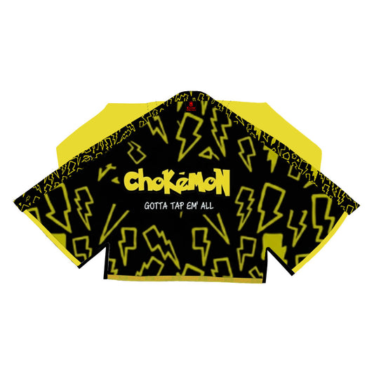 Yellow Grappler CHOKEMON Sublimation Brazilian Jiu Jitsu Gi