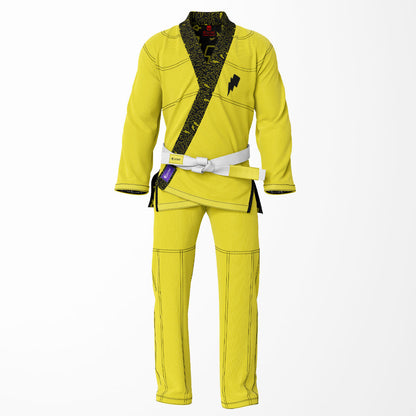 Yellow Grappler CHOKEMON Sublimation Brazilian Jiu Jitsu Gi