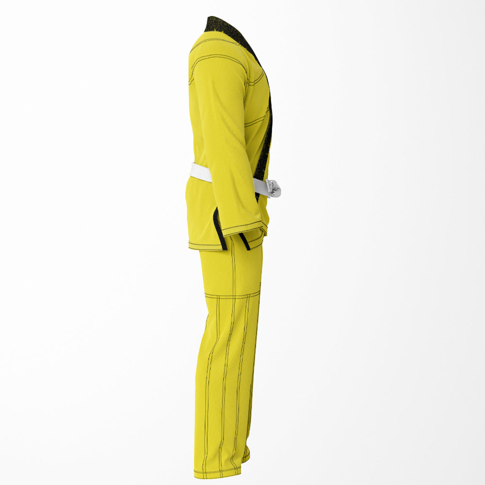 Yellow Grappler CHOKEMON Sublimation Brazilian Jiu Jitsu Gi