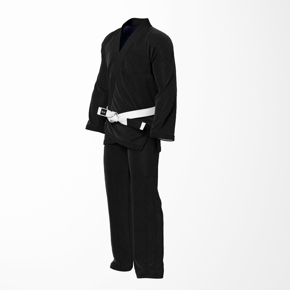 Standard Black Brazilian Jiu Jitsu Gi - Durable & Ultralight