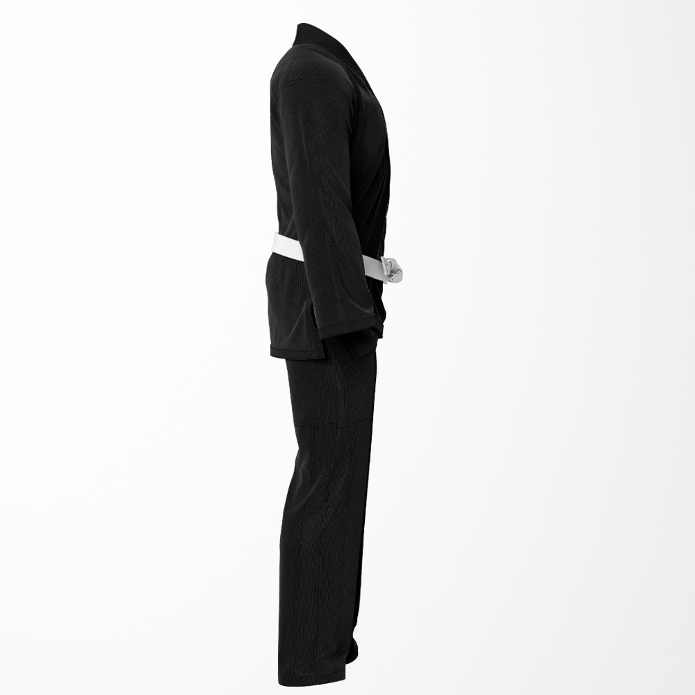 Standard Black Brazilian Jiu Jitsu Gi - Durable & Ultralight