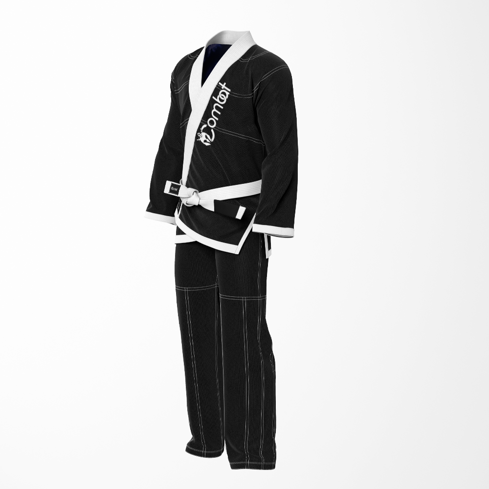 Midnight Black Brazilian Jiu Jitsu Gi – White Lapel