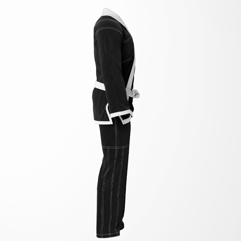 Midnight Black Brazilian Jiu Jitsu Gi – White Lapel