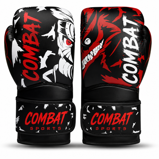 Nine-Tail Striker PU Leather Boxing Gloves