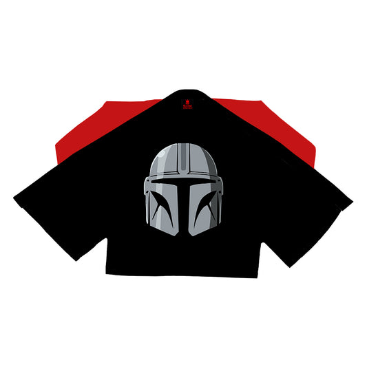 Mandalorian Helmet Red Sublimation Brazilian Jiu Jitsu Gi - Star Wars Inspired BJJ GI
