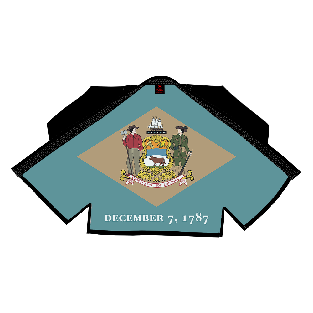 COMBAT PATRIOTIC ALL STATE OF AMERICA SUBLIMATION BRAZILIAN JIU JITSU GI BJJ GI)