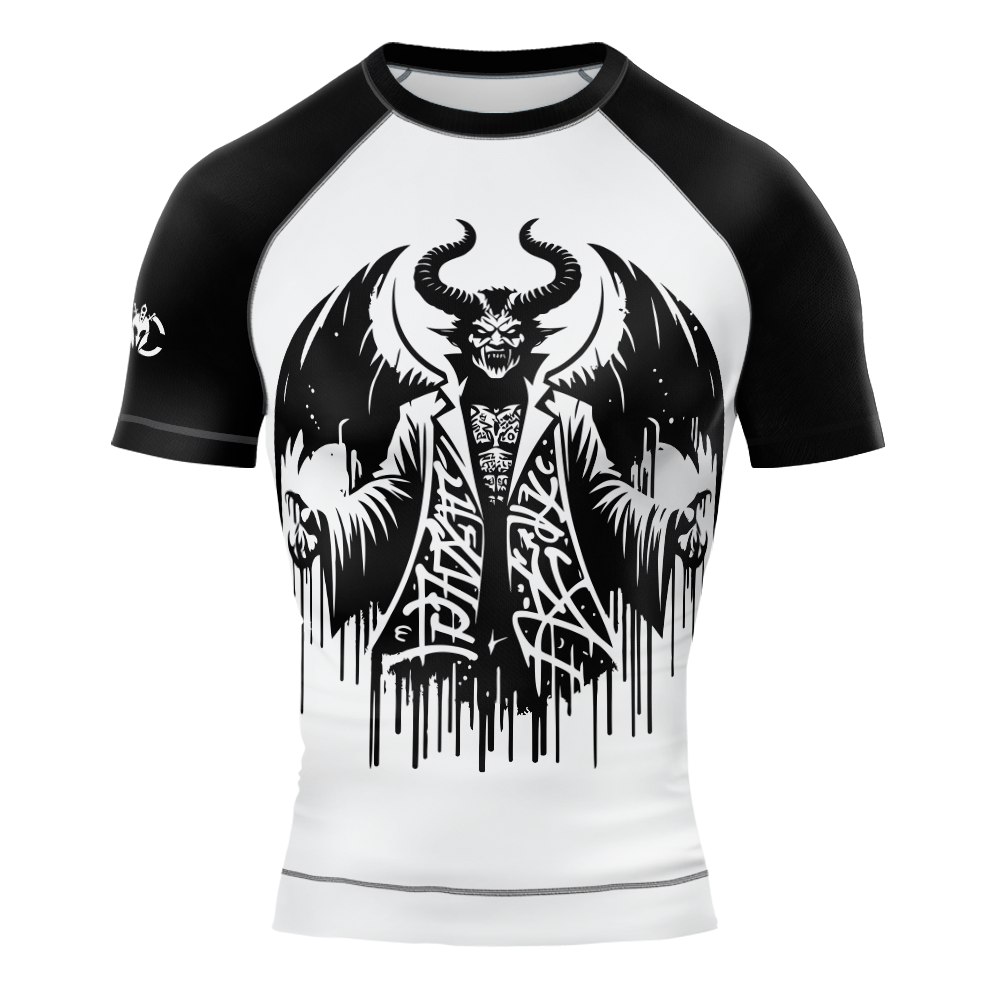 MMA Infernal Skull Short Sleeve Rash Guard