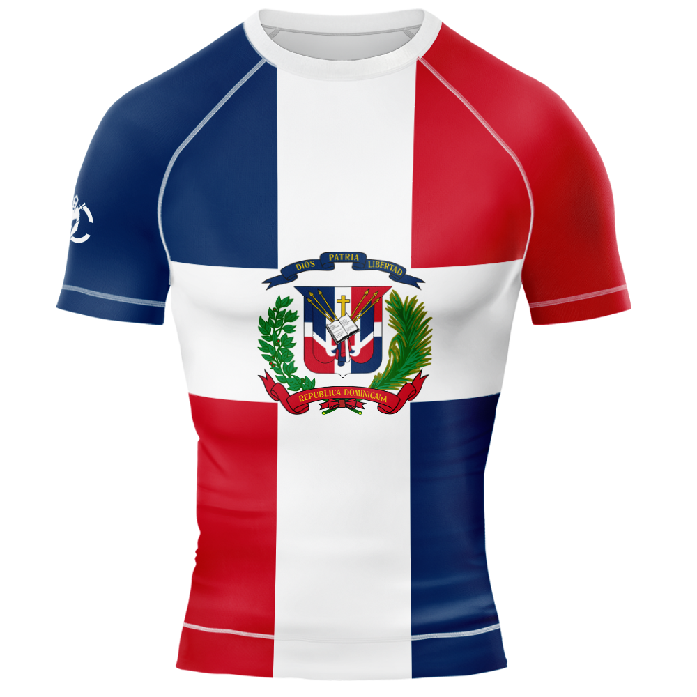 MMA PATRIOT DOMINICAN LONG&SHORT SLEEVE RASH GUARD