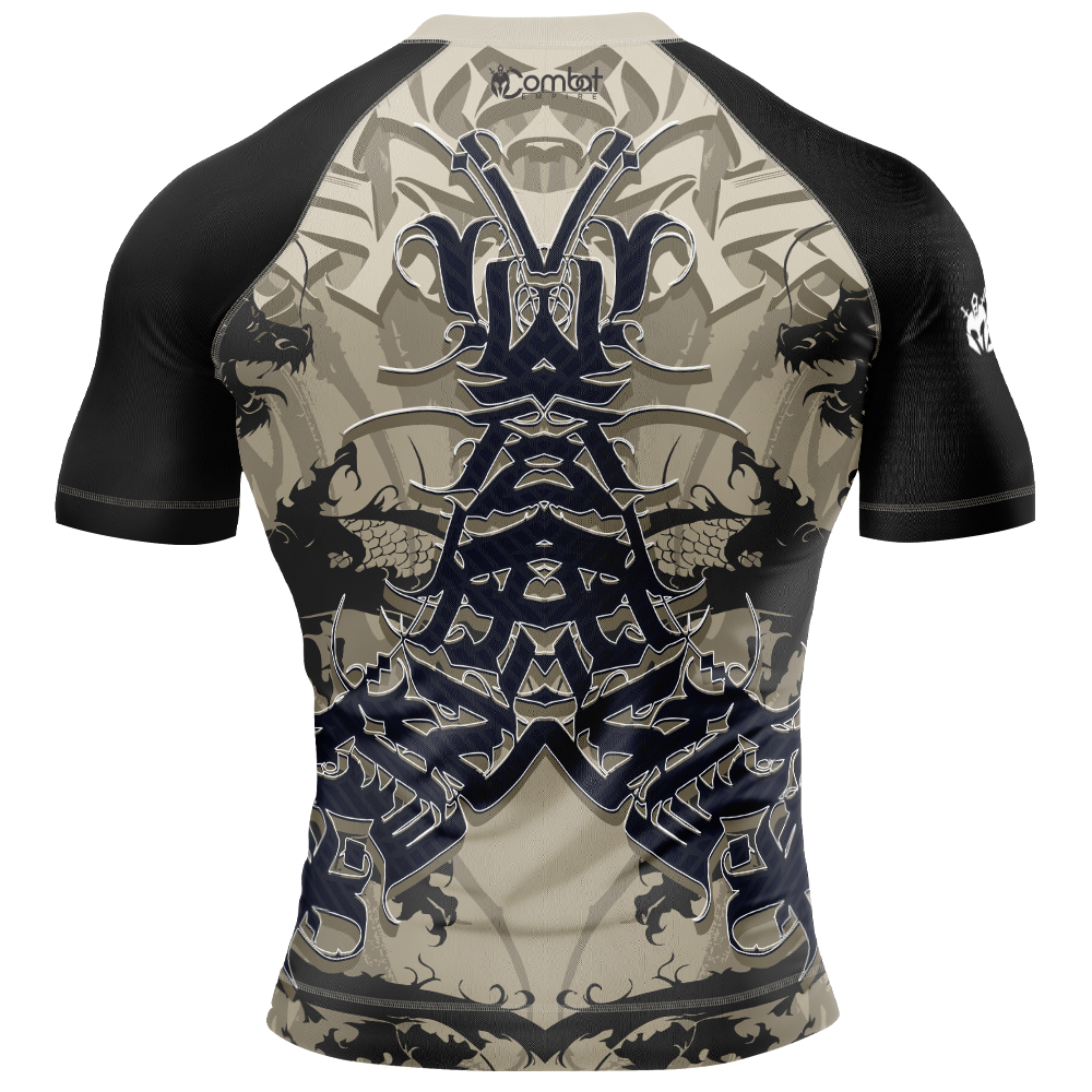 MMA DRAGON WAR DRAGON SHORT SLEEVE RASH GUARD