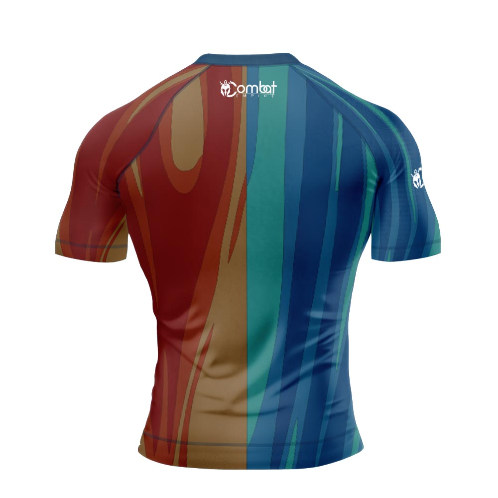 MMA Luffy Straw Hat Short Sleeve Rash Guard