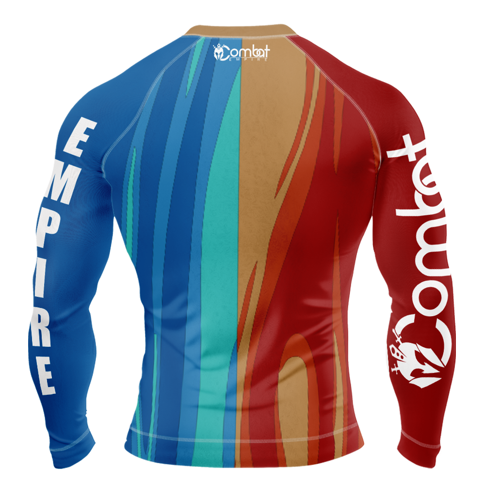 MMA Luffy Straw Hat Long Sleeve Rash Guard