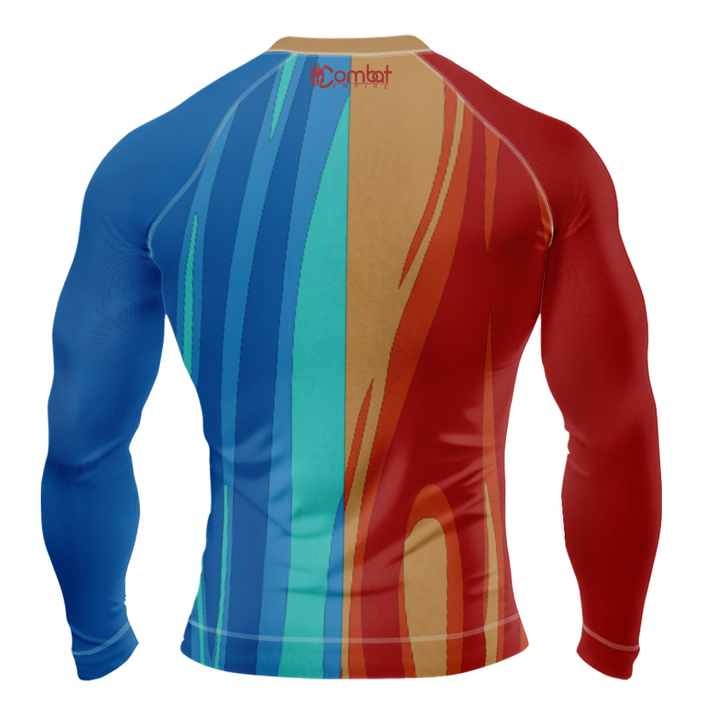 MMA Luffy Straw Hat Long Sleeve Rash Guard