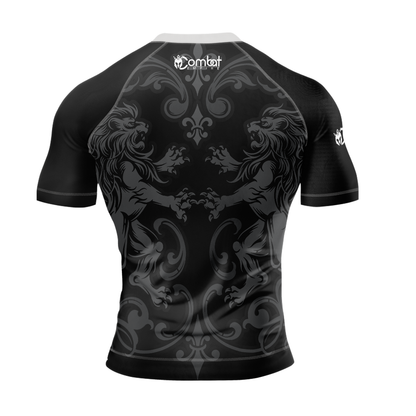 MMA Guarding Lions Short Sleeve Rash Guard