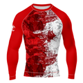 MMA Long Sleeve Flower Texture Rash Guard