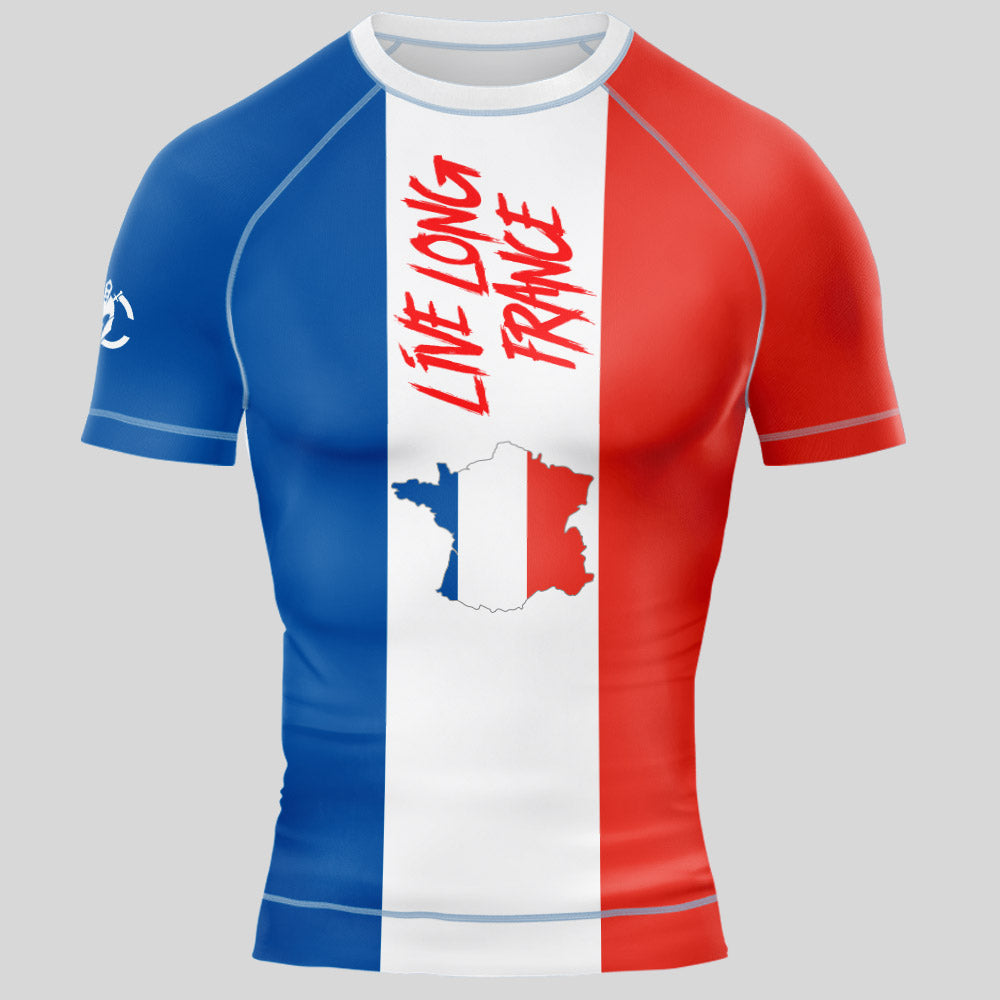 MMA PATRIOT FRANCE LONG&SHORT SLEEVE RASH GUARD