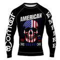 MMA American Patriotic Long Sleeve Rash Guard