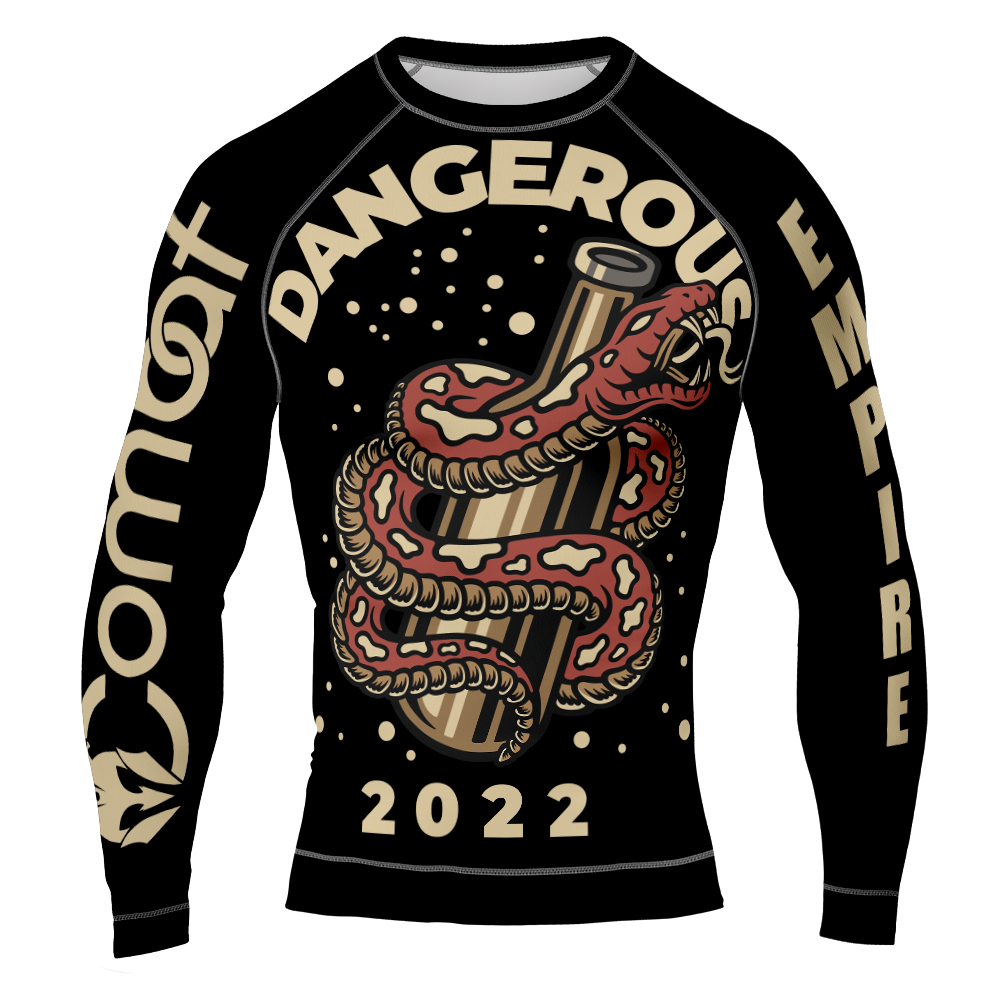 MMA Raging Snake Long Sleeve Rash Guard