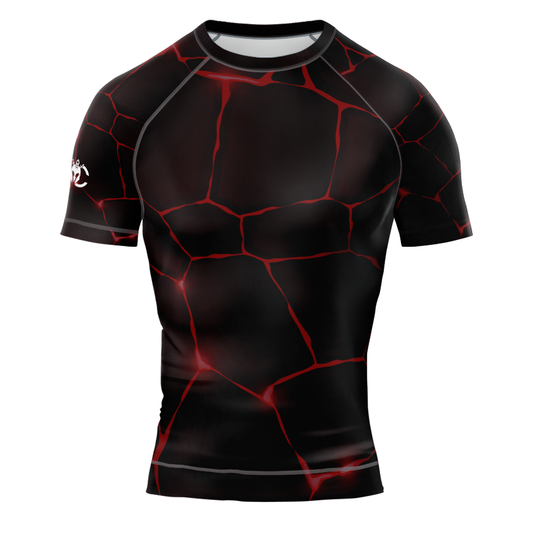 MMA Lawa Pattern Short Sleeve Rash Guard