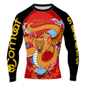 MMA Raging Dragon Long Sleeve Rash Guard