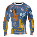 MMA Big Cats Long Sleeve Rash Guard
