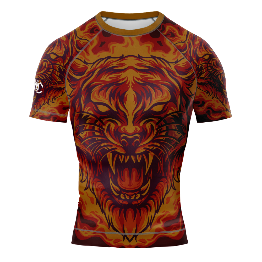 MMA Roaring Lion Short Sleeve Rash Guard