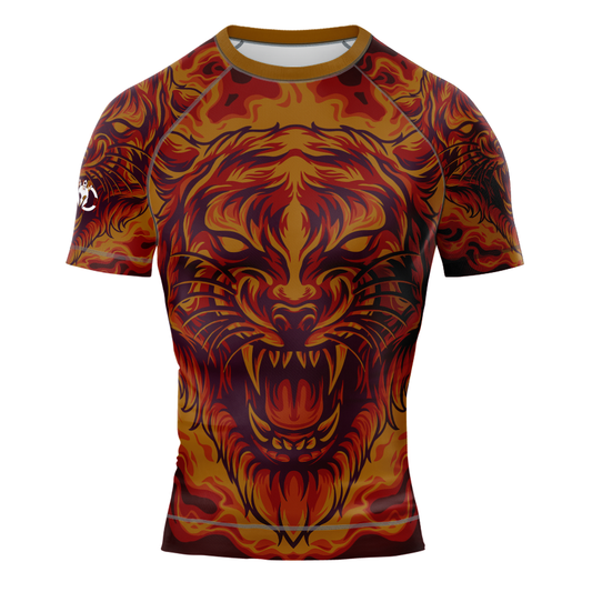 MMA Roaring Lion Short Sleeve Rash Guard