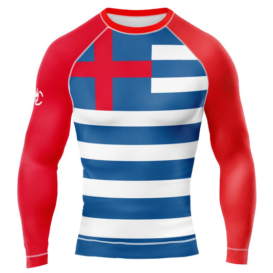 MMA PATRIOT GREECE LONG&SHORT SLEEVE RASHGUARD Flag