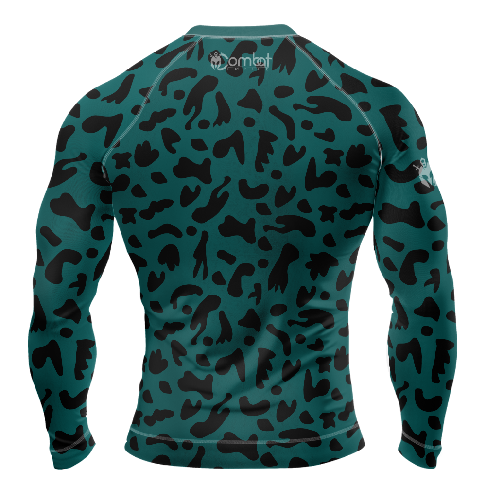 MMA Leopard Long Sleeve Rash Guard