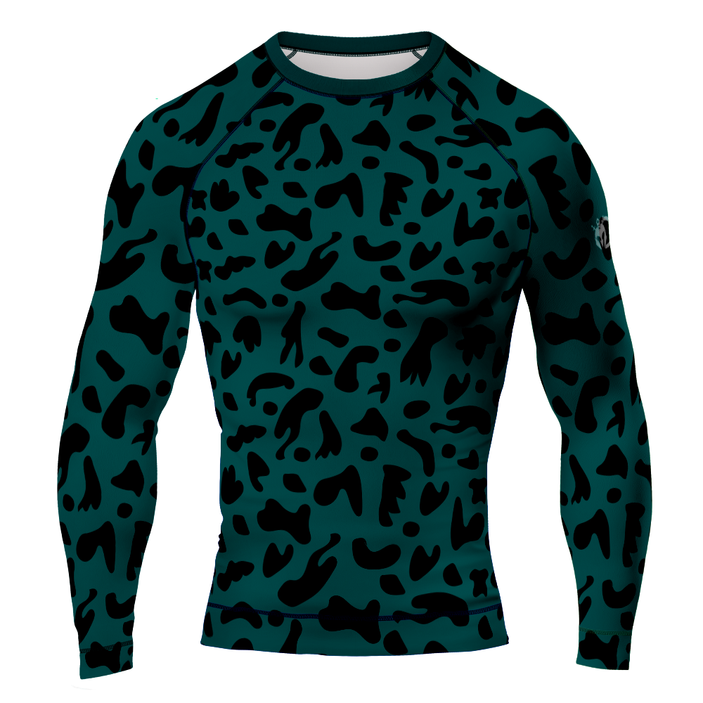 MMA Leopard Long Sleeve Rash Guard