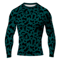 MMA Leopard Long Sleeve Rash Guard