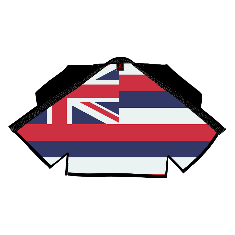 COMBAT PATRIOTIC ALL STATE OF AMERICA SUBLIMATION BRAZILIAN JIU JITSU GI BJJ GI)