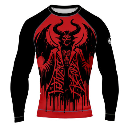MMA Hell Hooks Long Sleeve Rash Guard