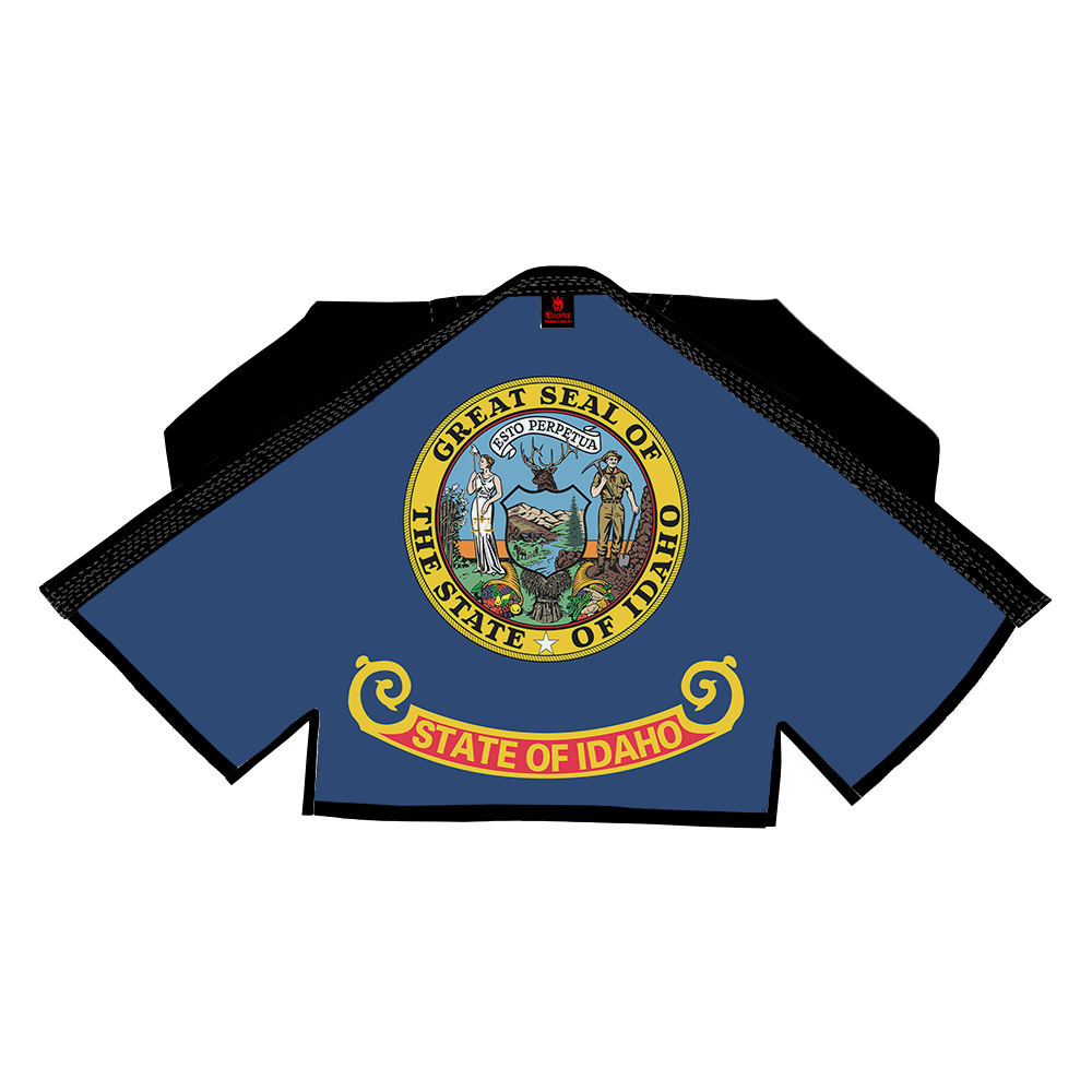 COMBAT PATRIOTIC ALL STATE OF AMERICA SUBLIMATION BRAZILIAN JIU JITSU GI BJJ GI)