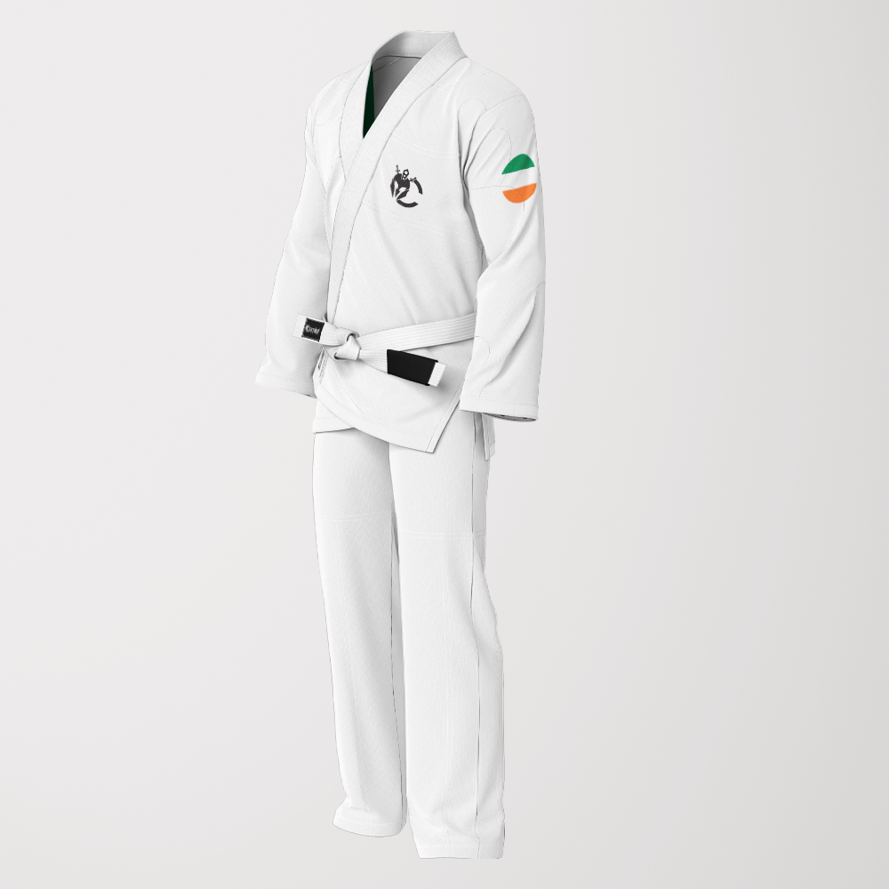 American Flag Sublimation BJJ Gi - White Pearl Weave Patriotic Edition