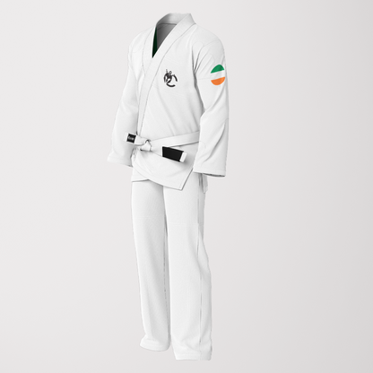 American Flag Sublimation BJJ Gi - White Pearl Weave Patriotic Edition