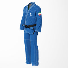 Blue Italian Flag Sublimation Brazilian Jiu Jitsu Gi - Patriotic Edition