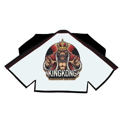Combat King Kong Sublimation Brazilian Jiu Jitsu Gi - Black/Brown BJJ GI