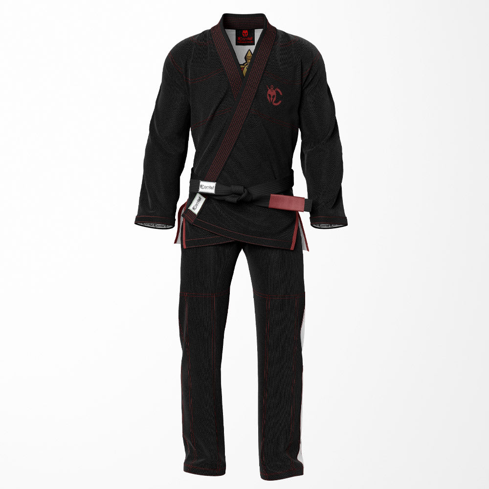 Combat King Kong Sublimation Brazilian Jiu Jitsu Gi - Black/Brown BJJ GI