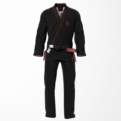Combat King Kong Sublimation Brazilian Jiu Jitsu Gi - Black/Brown BJJ GI