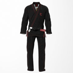Combat King Kong Sublimation Brazilian Jiu Jitsu Gi - Black/Brown BJJ GI