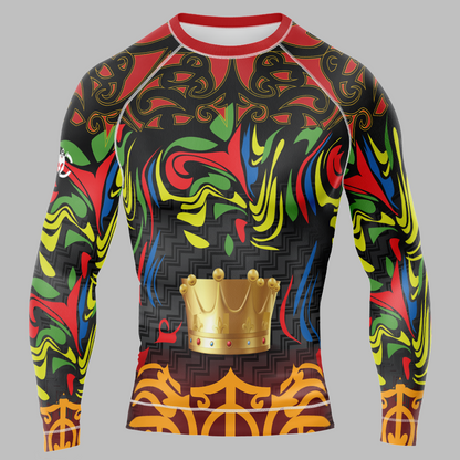 MMA KING Long Sleeve Rash Guard