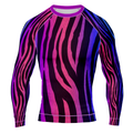 MMA Tiger Strips Long Sleeve Rash Guard