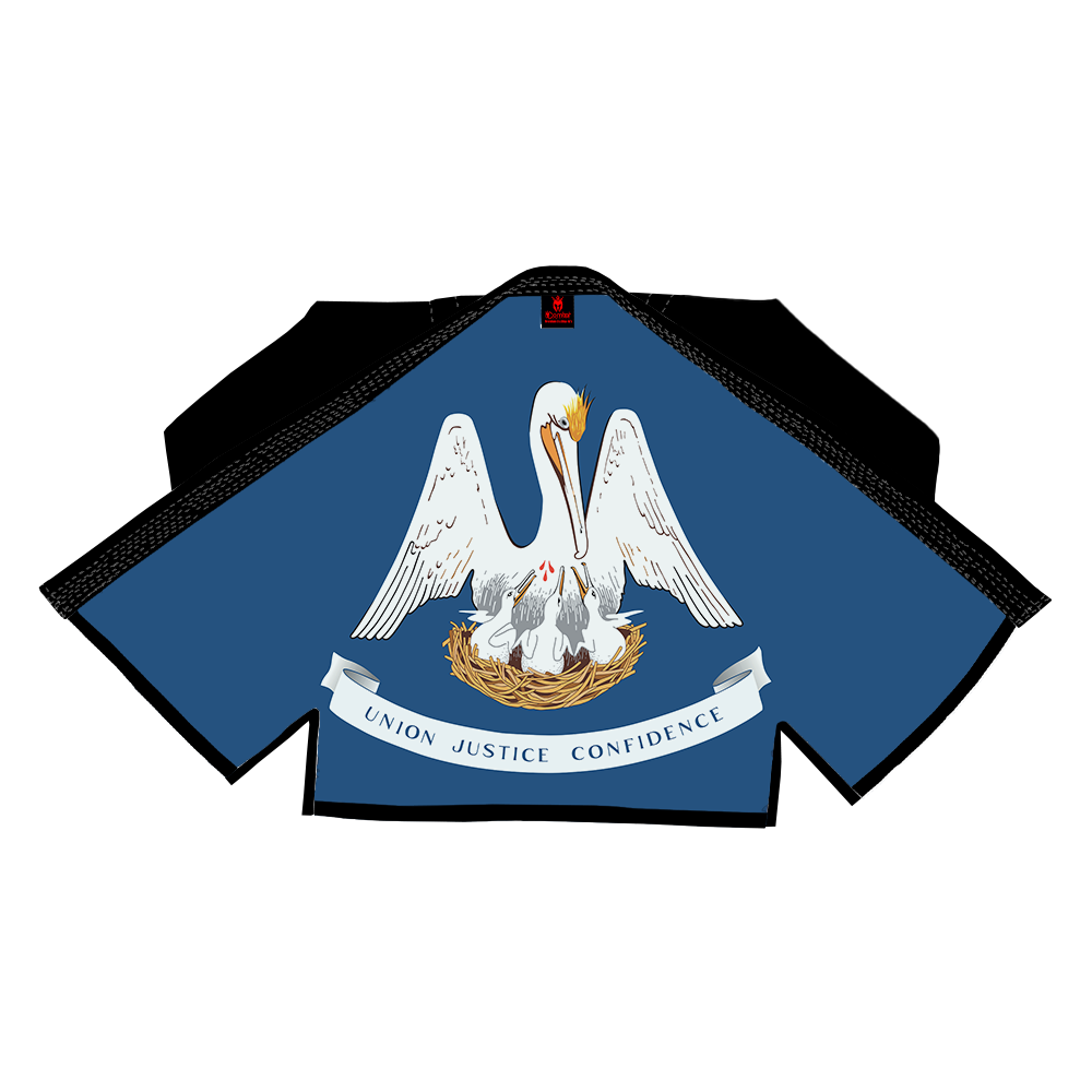 COMBAT PATRIOTIC ALL STATE OF AMERICA SUBLIMATION BRAZILIAN JIU JITSU GI BJJ GI)