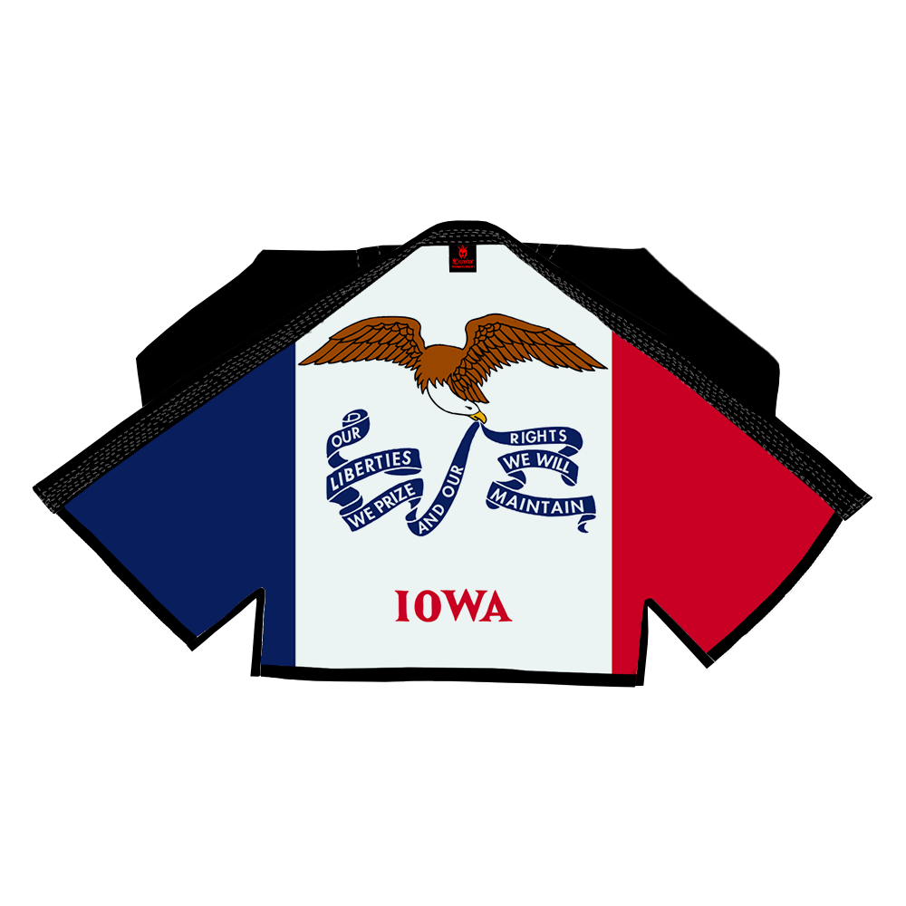COMBAT PATRIOTIC ALL STATE OF AMERICA SUBLIMATION BRAZILIAN JIU JITSU GI BJJ GI)
