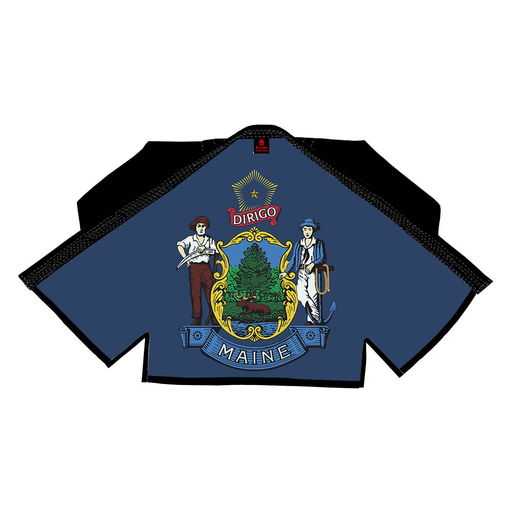 COMBAT PATRIOTIC ALL STATE OF AMERICA SUBLIMATION BRAZILIAN JIU JITSU GI BJJ GI)