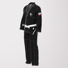 Black Peruvian Flag Sublimation Brazilian Jiu Jitsu Gi – Shadow Patriotic Edition