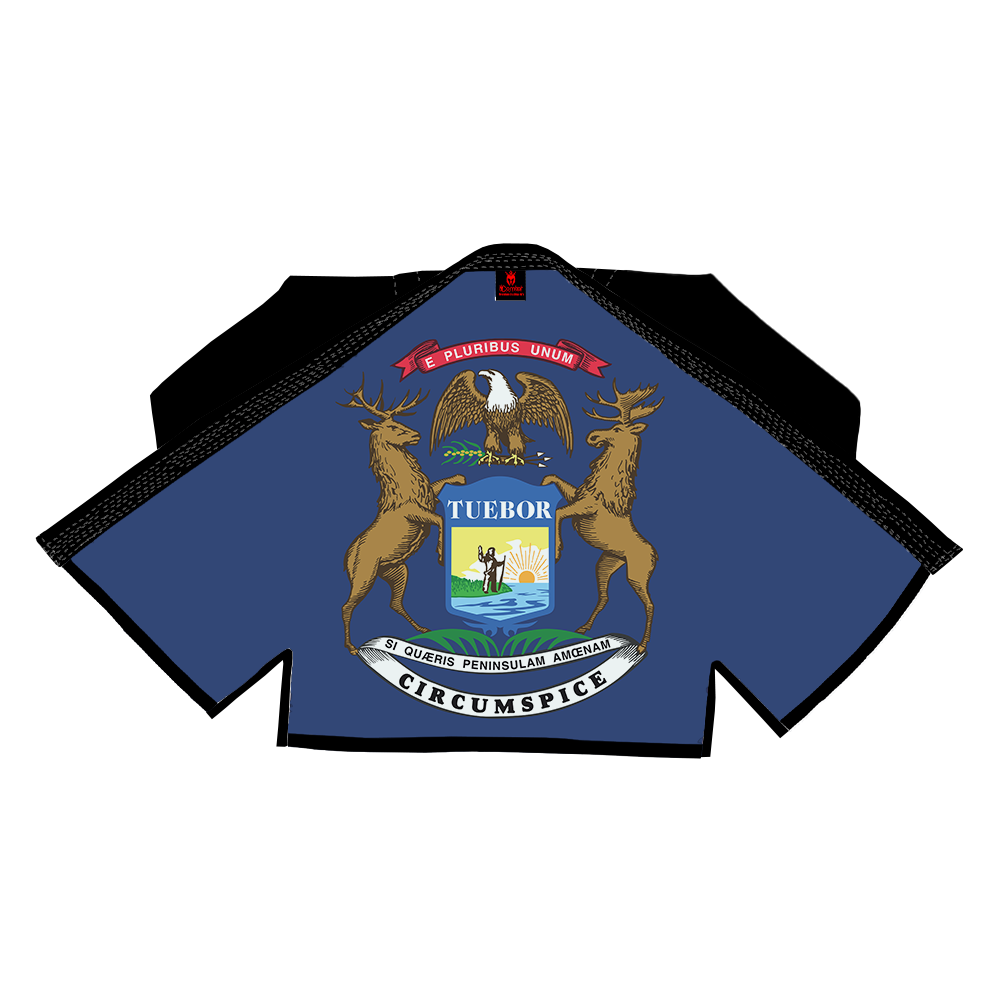 COMBAT PATRIOTIC ALL STATE OF AMERICA SUBLIMATION BRAZILIAN JIU JITSU GI BJJ GI)