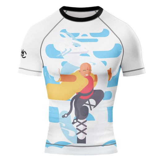 MMA Monk Kung Fu Short Sleeve Rash Guard