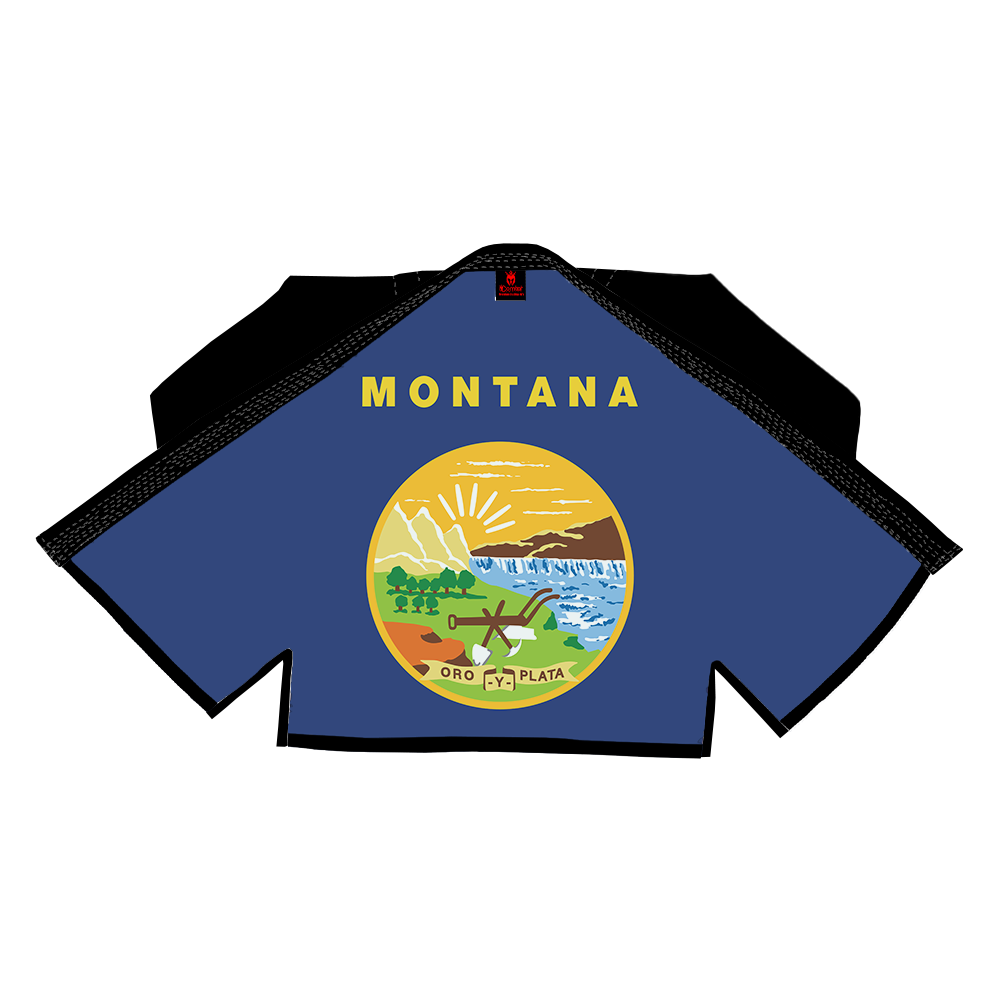 COMBAT PATRIOTIC ALL STATE OF AMERICA SUBLIMATION BRAZILIAN JIU JITSU GI BJJ GI)