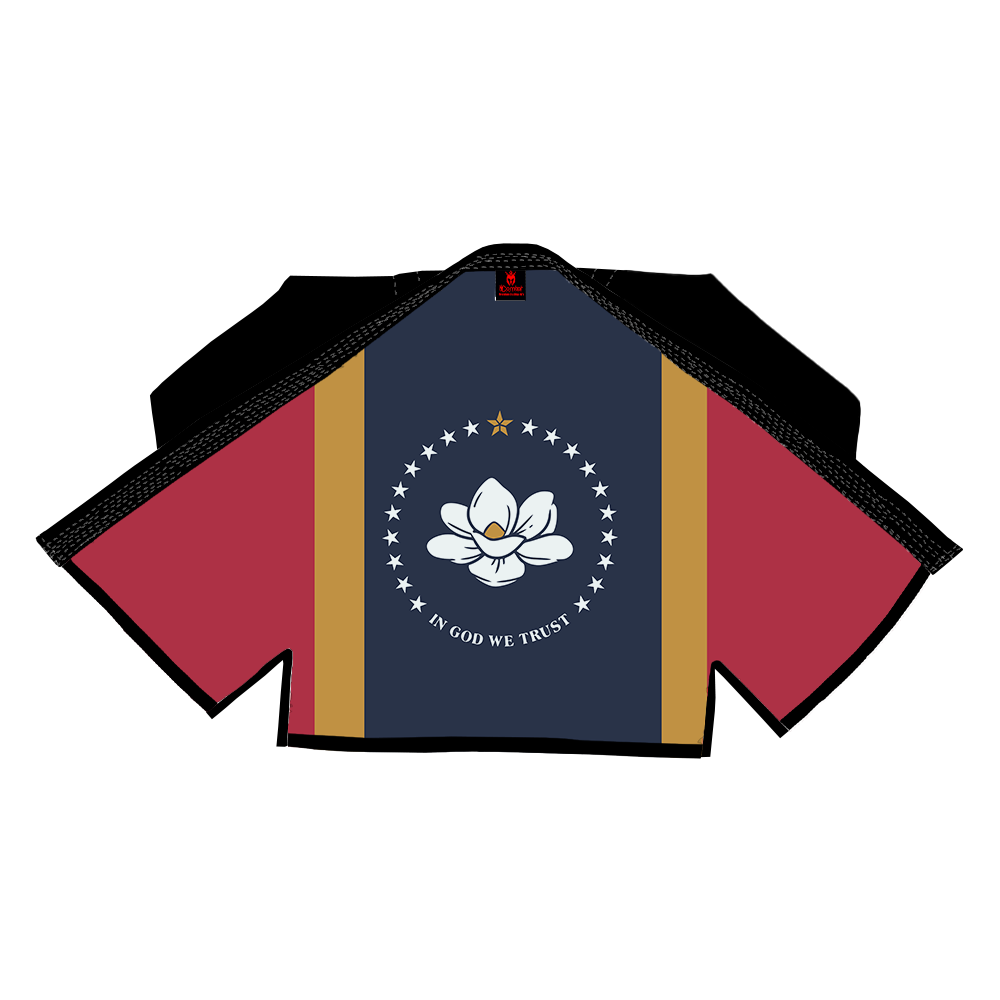COMBAT PATRIOTIC ALL STATE OF AMERICA SUBLIMATION BRAZILIAN JIU JITSU GI BJJ GI)